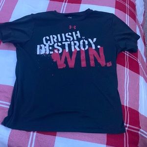 Black under armor kids T-shirt